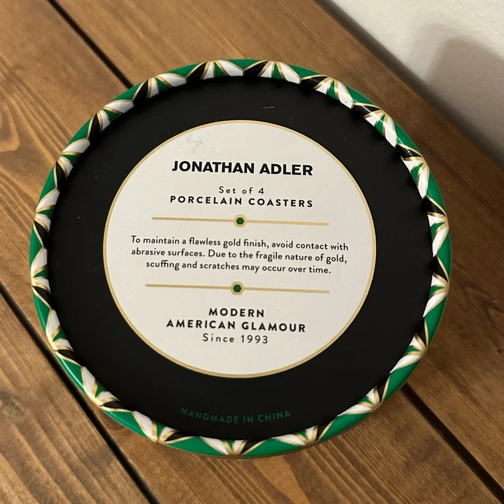 Jonathan Adler Versailles Coasters Set of 4